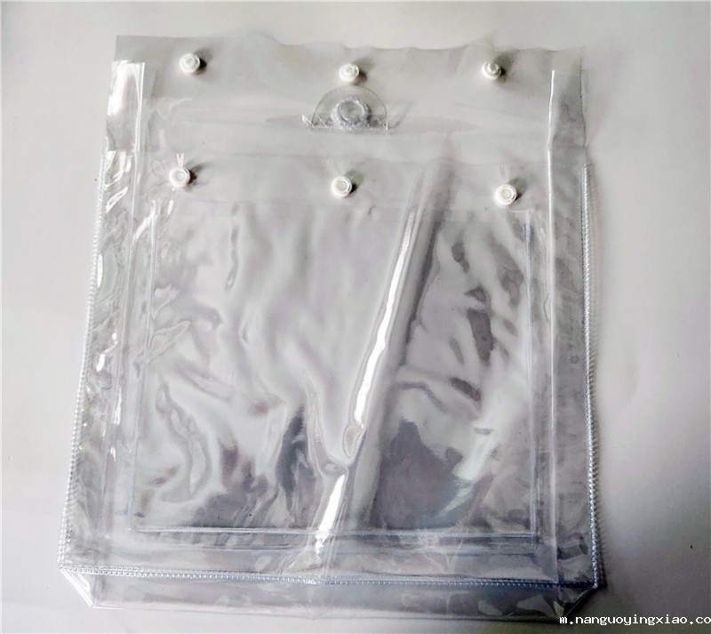青岛PVC袋,PVC纽扣透明袋